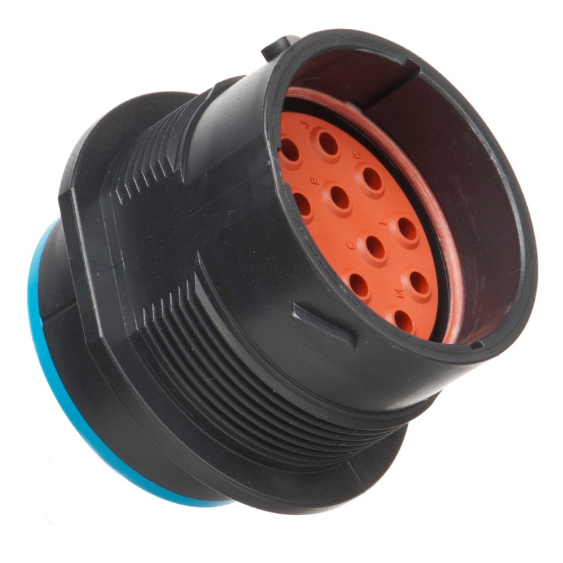 HDP24-24-16PE – HDP20 Series – 16 Pin Receptacle – 24 Shell, E Seal, Flange