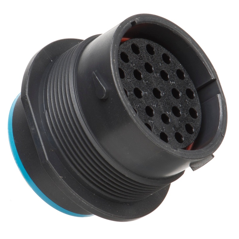HDP24-24-23SE – HDP20 Series – 23 Socket Receptacle – 24 Shell, E Seal, Reverse, Flange