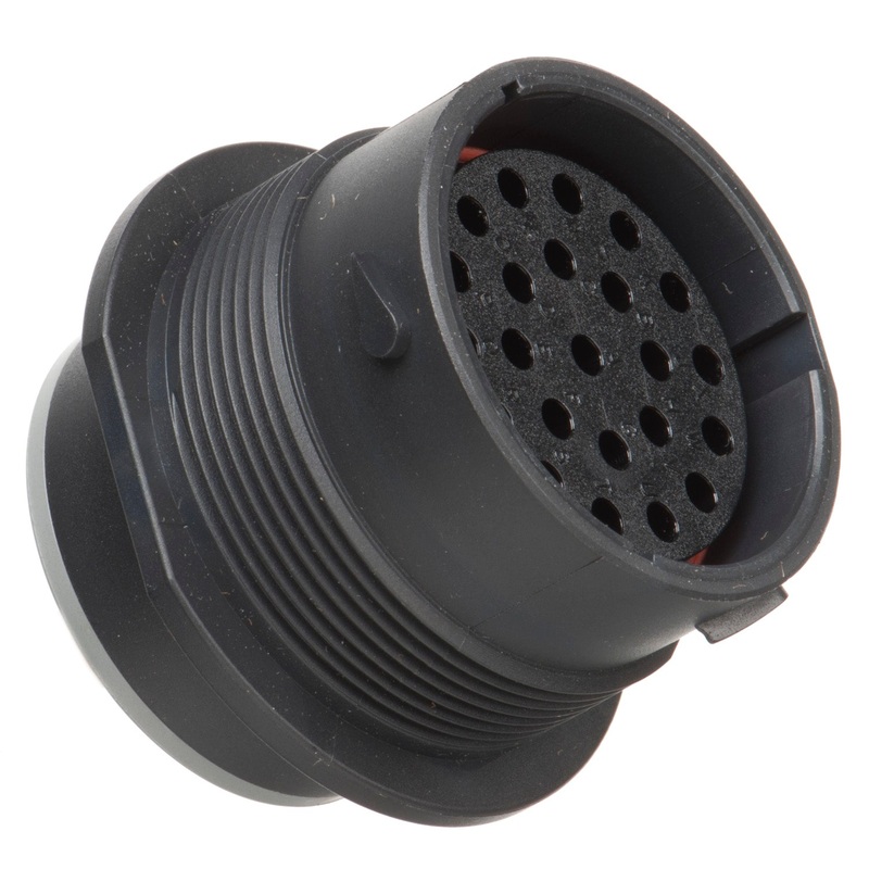 HDP24-24-23ST – HDP20 Series – 23 Socket Receptacle – 24 Shell, T Seal, Reverse, Flange