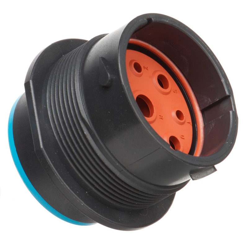 HDP24-24-9PE – HDP20 Series – 9 Pin Receptacle – 24 Shell, E Seal, Flange