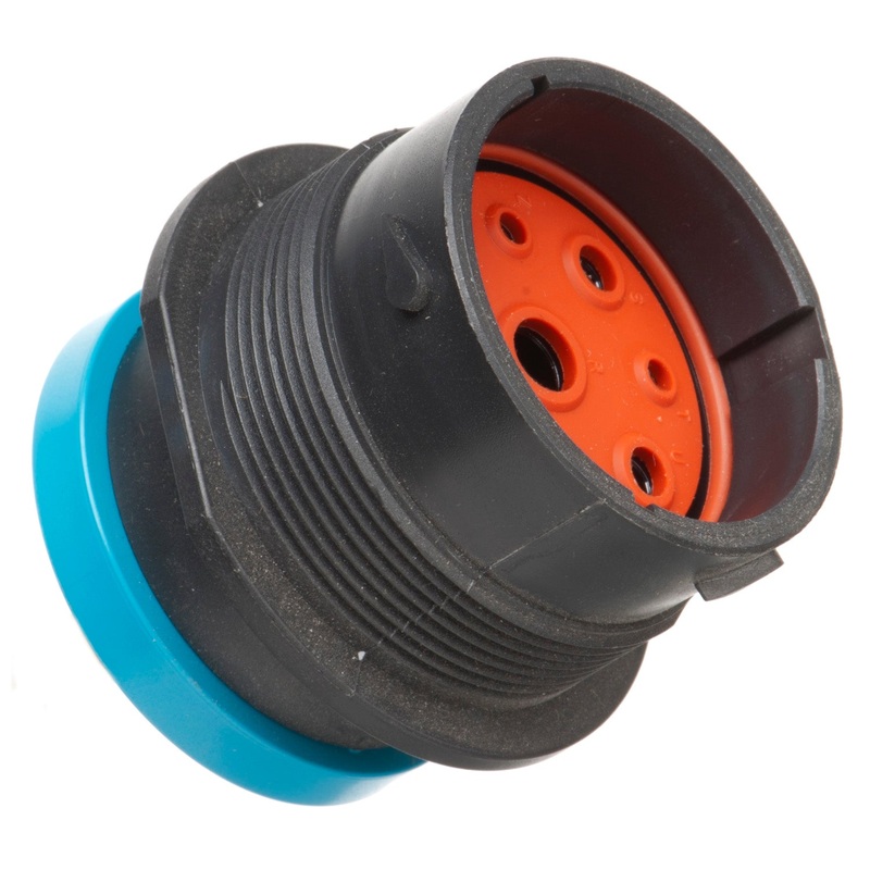 HDP24-24-9PE-L017 – HDP20 Series – 9 Pin Receptacle – 24 Shell, E Seal, Ring Adapter, Flange