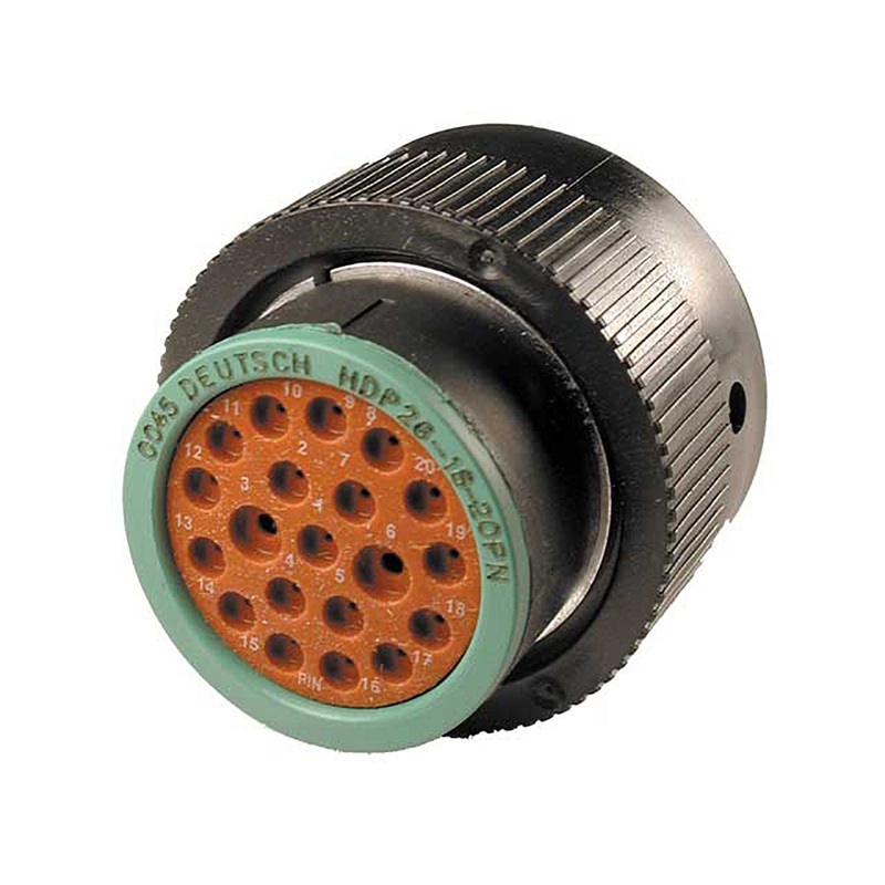 HDP26-18-20PN – HDP20 Series – 20 Pin Plug – 18 Shell, N Seal, Reverse