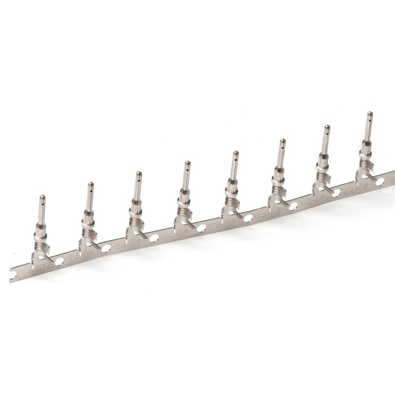 1060-14-0122 – Stamped & Formed Pin – Size 16  – 14-18 AWG, .095-.150 Insulation, 13 Amps, Nickel Plated, Qty – 1 pin