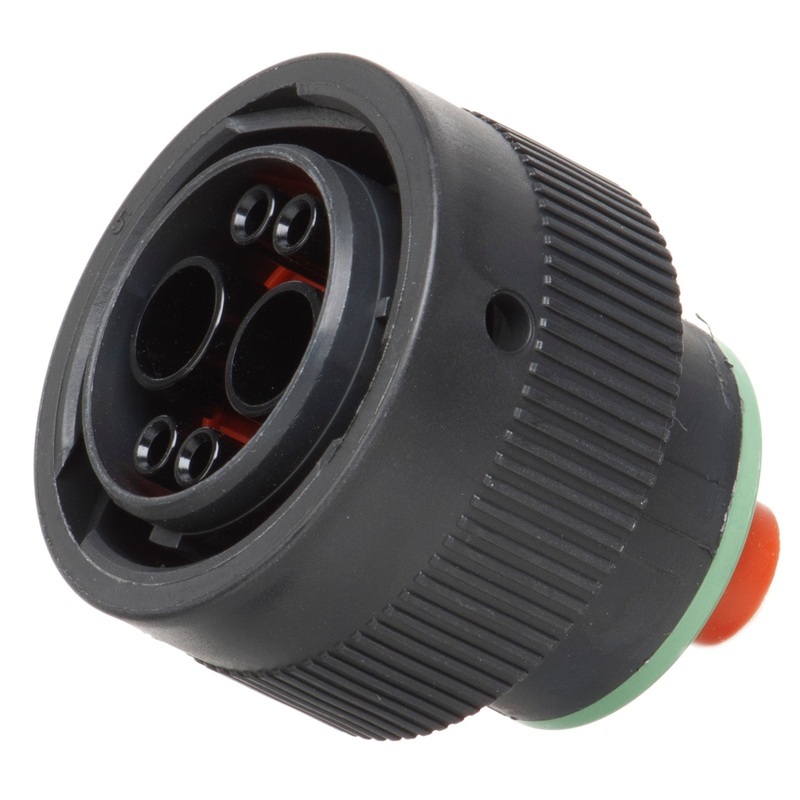 HDP26-18-6SN-C030 – HDP20 Series – 2 Socket Plug – 18 Shell, N Seal, Cavities 1,2,5,6 Blocked