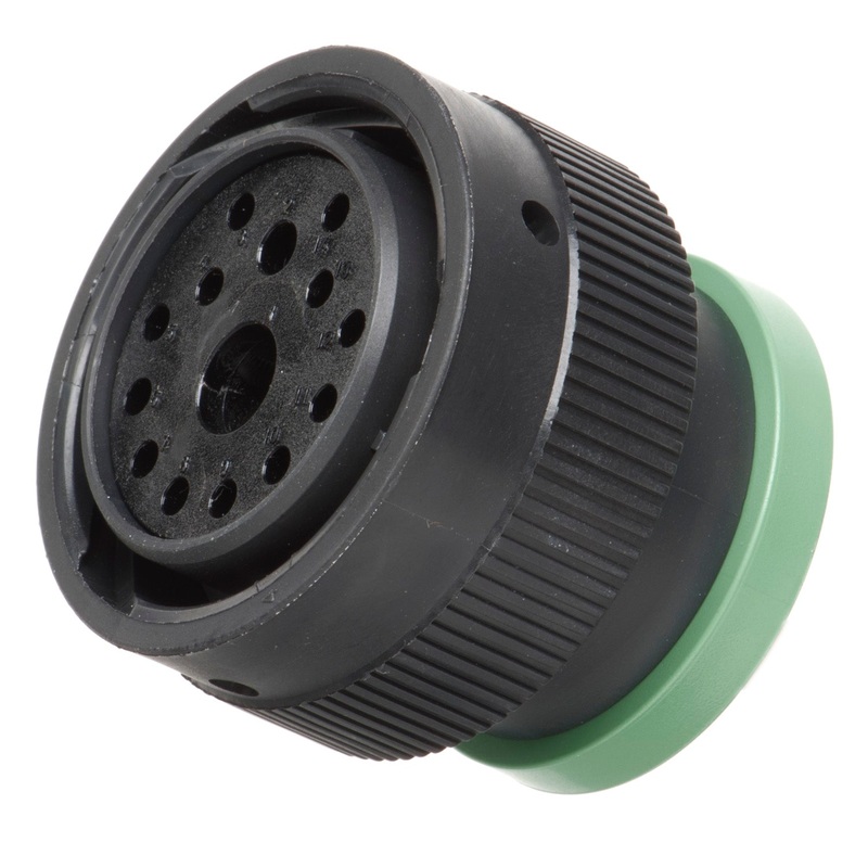 HDP26-24-14SN-L017 – HDP20 Series – 14 Socket Plug – 24 Shell, N Seal, Ring Adapter