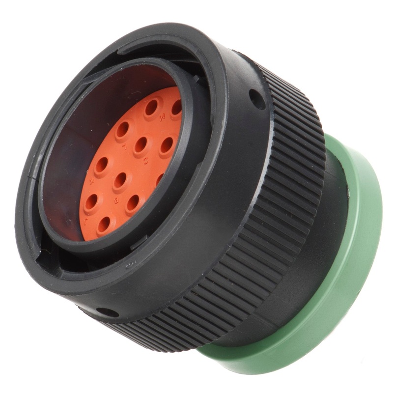 HDP26-24-16PN-L017 – HDP20 Series – 16 Pin Plug – 24 Shell, N Seal, Reverse, Ring Adapter