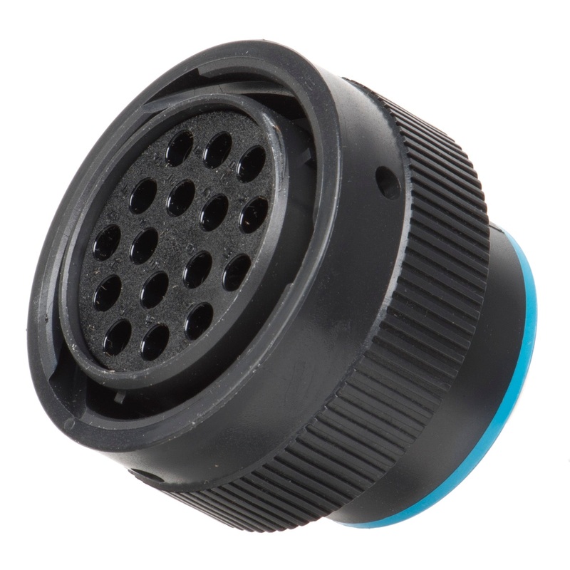 HDP26-24-16SE – HDP20 Series – 16 Socket Plug – 24 Shell, E Seal