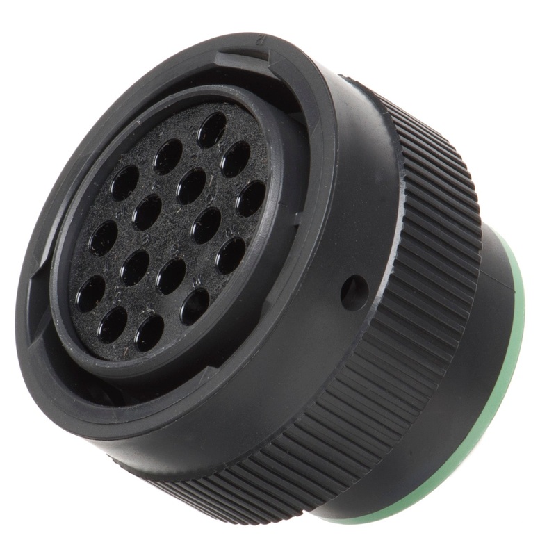 HDP26-24-16SN – HDP20 Series – 16 Socket Plug – 24 Shell, N Seal