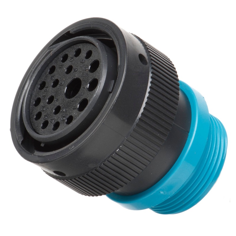 HDP26-24-18SE-L015 – HDP20 Series – 18 Socket Plug – 24 Shell, E Seal, Threaded Adapter