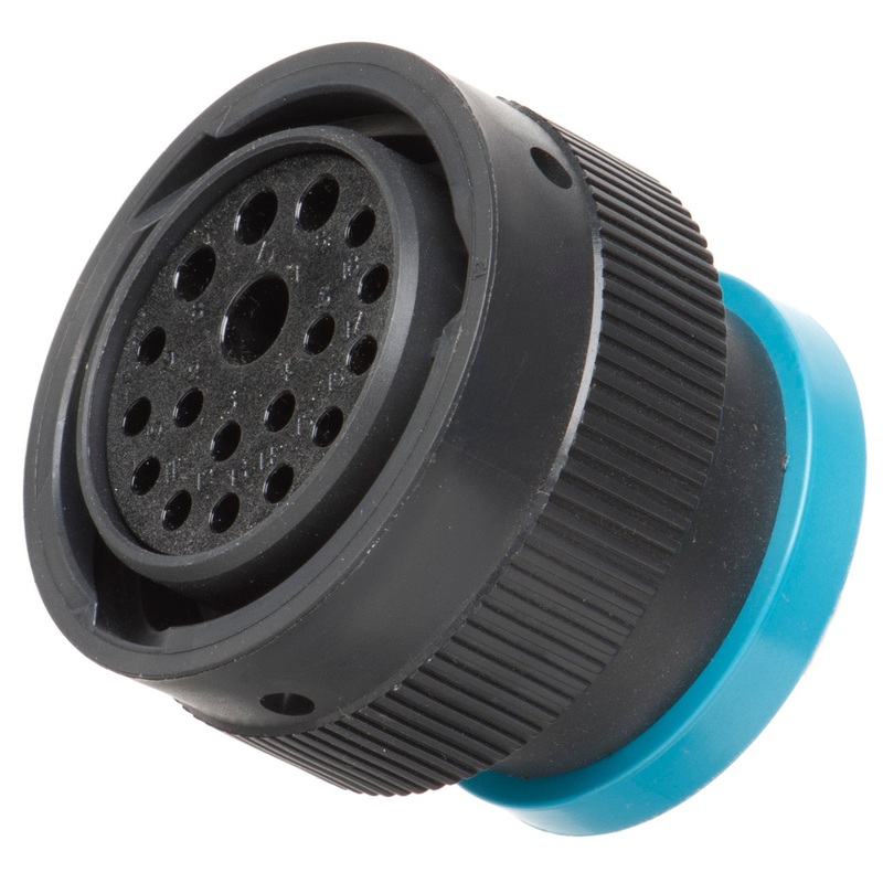 HDP26-24-18SE-L017 – HDP20 Series – 18 Socket Plug – 24 Shell, E Seal, Ring Adapter