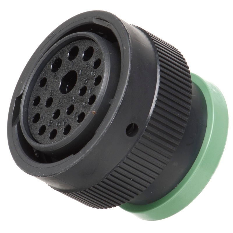 HDP26-24-18SN-L017 – HDP20 Series – 18 Socket Plug – 24 Shell, N Seal, Ring Adapter