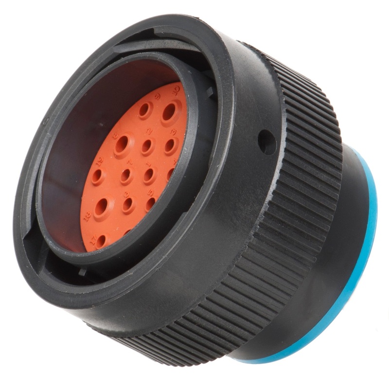 HDP26-24-19PE – HDP20 Series – 19 Pin Plug – 24 Shell, E Seal, Reverse