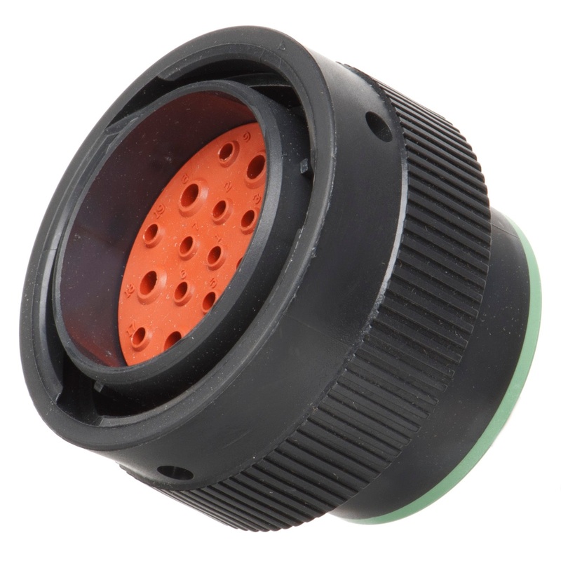 HDP26-24-19PN – HDP20 Series – 19 Pin Plug – 24 Shell, N Seal, Reverse