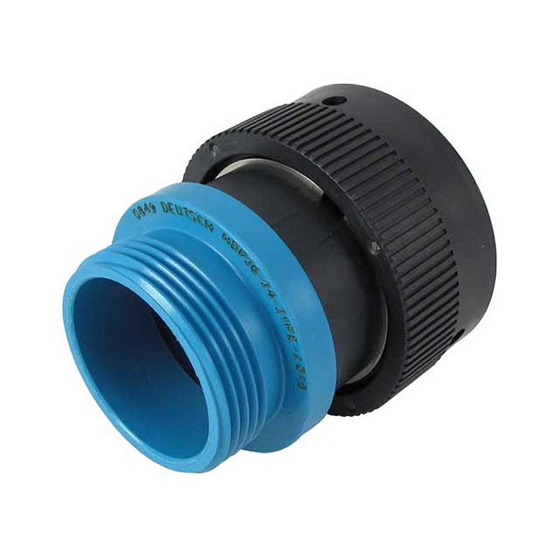 HDP26-24-21PE-L015 – HDP20 Series – 21 Pin Plug – 24 Shell, E Seal, Reverse, Threaded Adapter