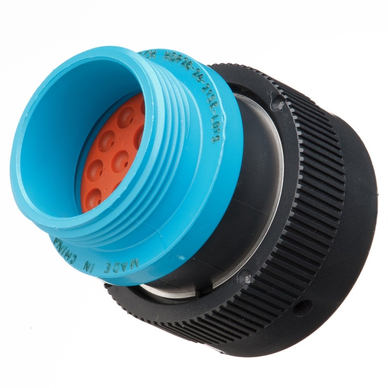 HDP26-24-21SE-L015 – HDP20 Series – 21 Socket Plug – 24 Shell, E Seal, Threaded Adapter