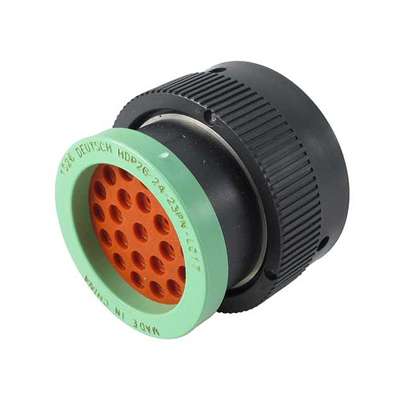HDP26-24-23PN-L017 – HDP20 Series – 23 Pin Plug – 24 Shell, N Seal, Reverse, Ring Adapter
