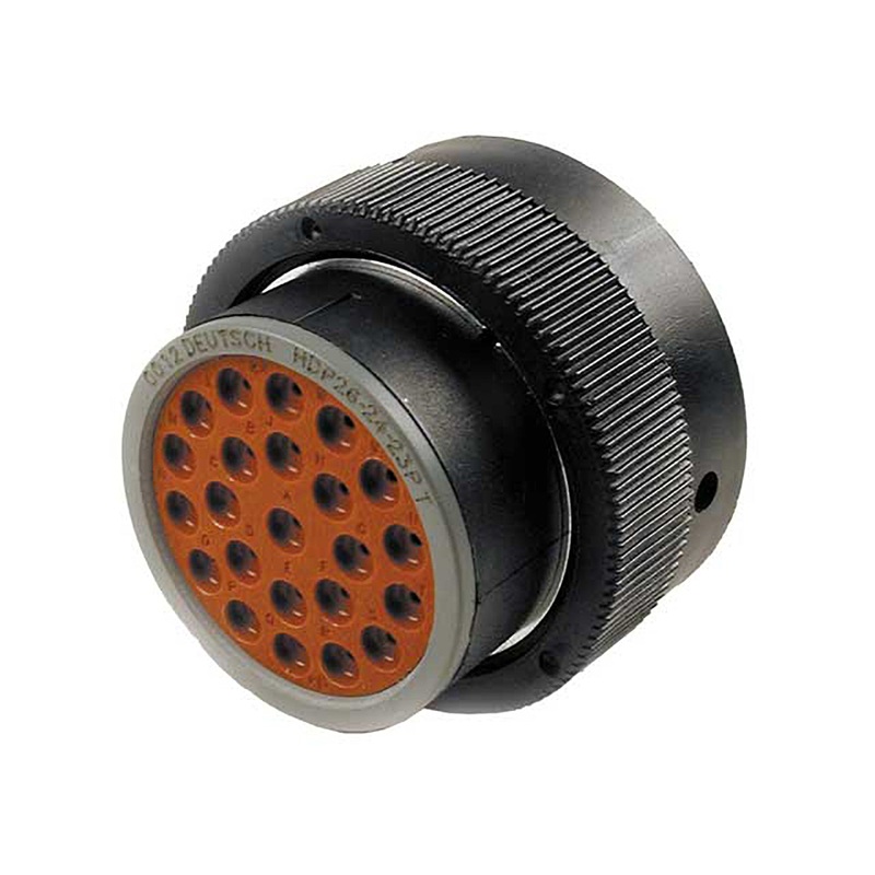 HDP26-24-23PT – HDP20 Series – 23 Pin Plug – 24 Shell, T Seal, Reverse