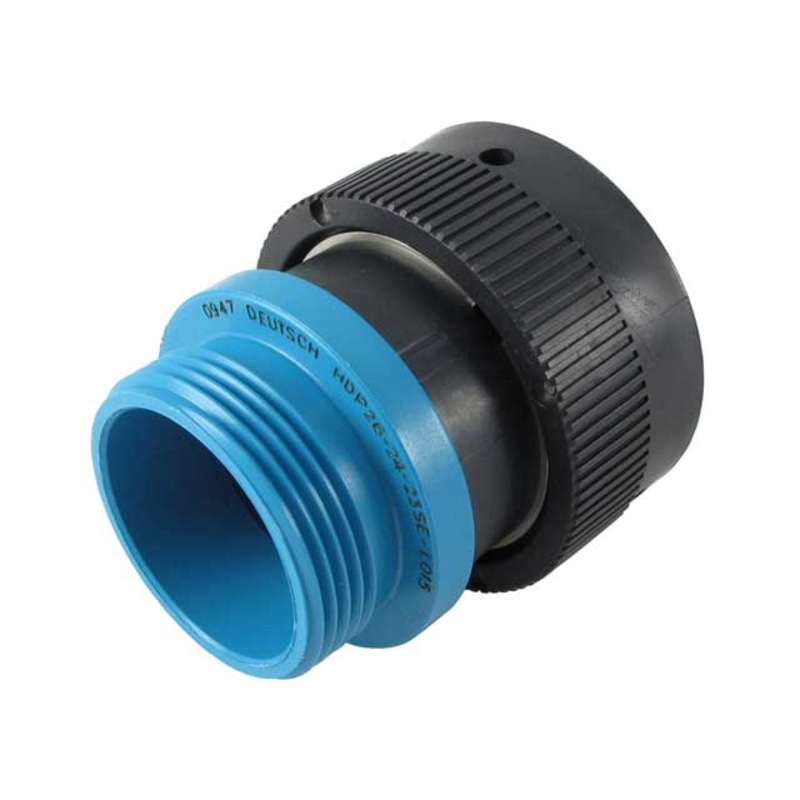 HDP26-24-23SE-L015 – HDP20 Series – 23 Socket Plug – 24 Shell, E Seal, Threaded Adapter