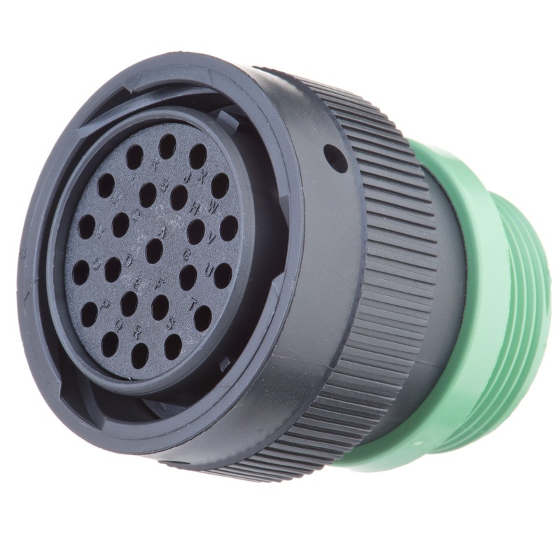 HDP26-24-23SN-L015 – HDP20 Series – 23 Socket Plug – 24 Shell, N Seal, Threaded Adapter