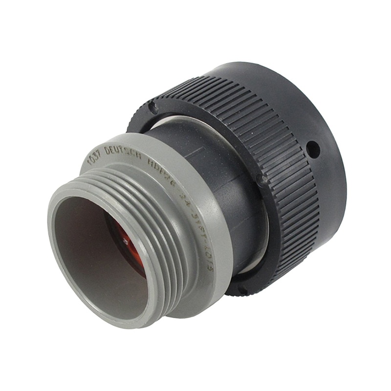 HDP26-24-31PT-L015 – HDP20 Series – 31 Pin Plug – 24 Shell, T Seal, Reverse, Threaded Adapter