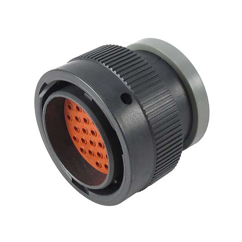 HDP26-24-31PT-L017 – HDP20 Series – 31 Pin Plug – 24 Shell, T Seal, Reverse, Ring Adapter