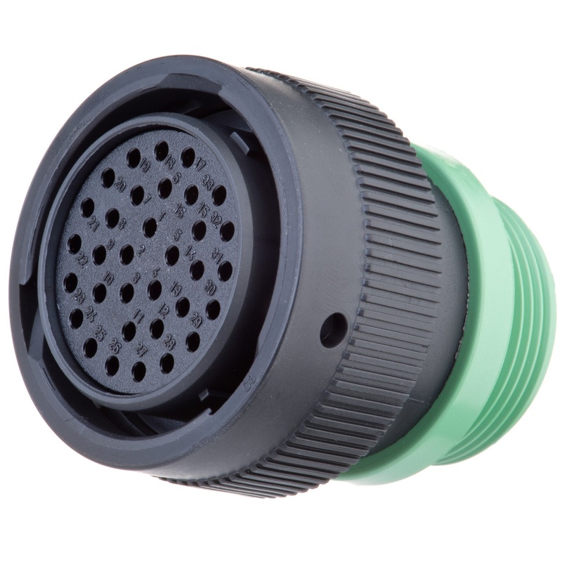 HDP26-24-33SN-L015 – HDP20 Series – 33 Socket Plug – 24 Shell, N Seal, Threaded Adapter