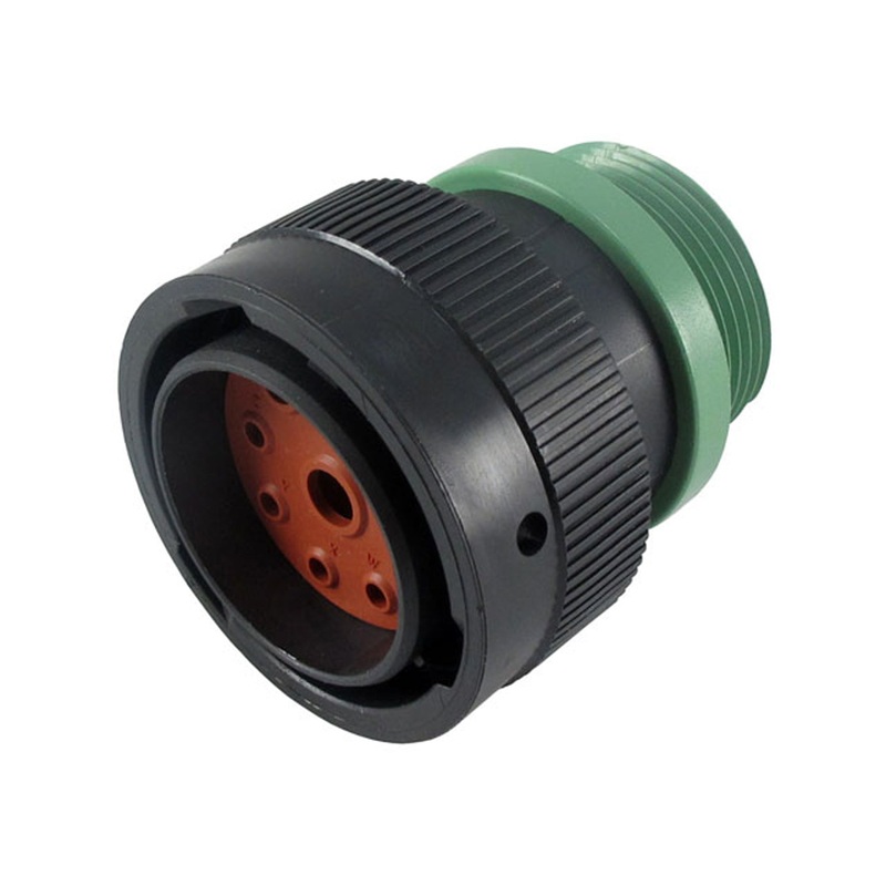 HDP26-24-9PN-L015 – HDP20 Series – 9 Pin Plug – 24 Shell, N Seal, Reverse, Threaded Adapter
