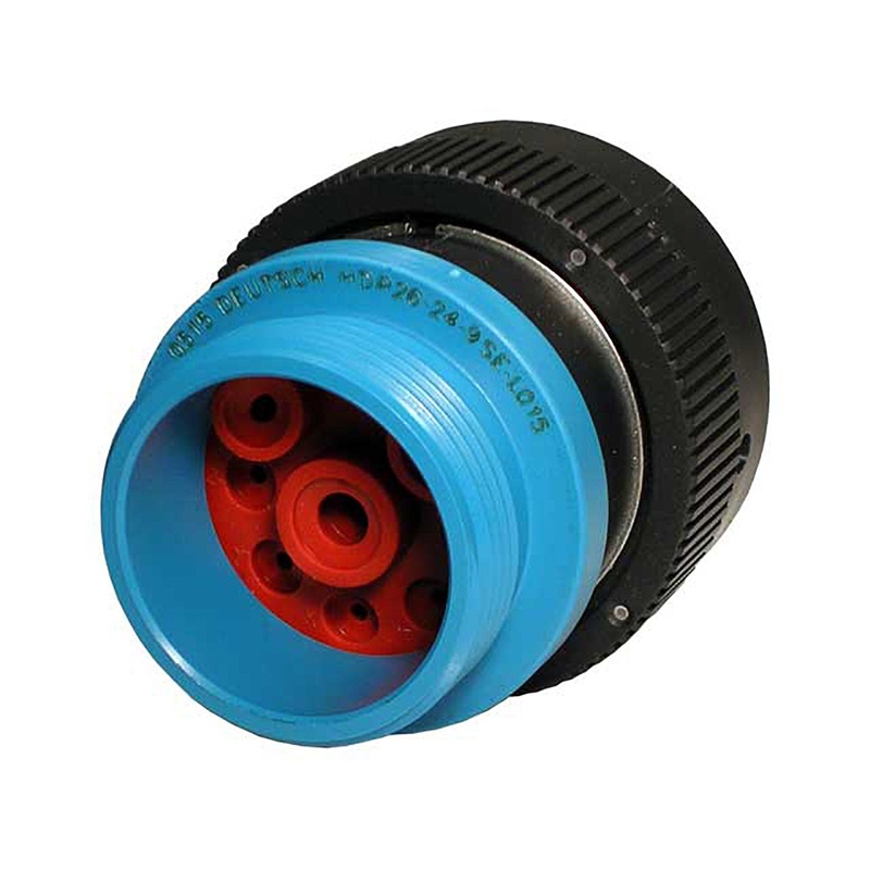 HDP26-24-9SE-L015 – HDP20 Series – 9 Socket Plug – 24 Shell, E Seal, Threaded Adapter