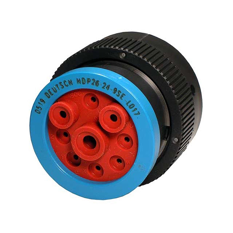 HDP26-24-9SE-L017 – HDP20 Series – 9 Socket Plug – 24 Shell, E Seal, Ring Adapter