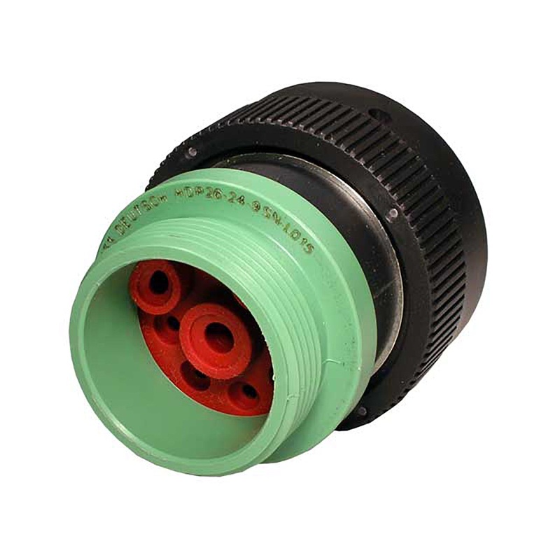 HDP26-24-9SN-L015 – HDP20 Series – 9 Socket Plug – 24 Shell, N Seal, Threaded Adapter