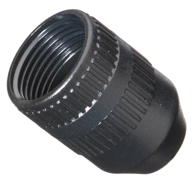 M902-2042 – HD10 Series – 3,6,9 Cavity Plug & Receptacle Backshell – Compression nut, .300-.430 Insulation, Black