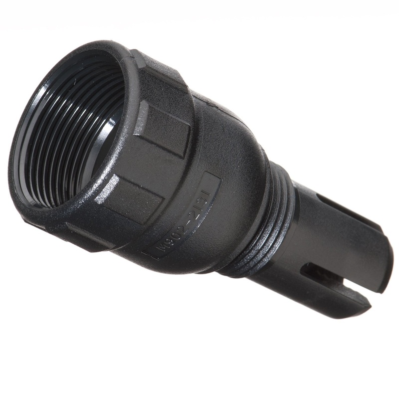 M902-2131 – HD10 Series – Backshell for 3 Cavity Plug & Receptacle – .187-.300 Insulation, Black