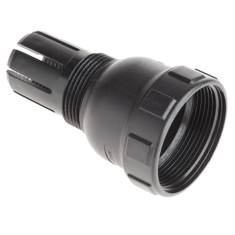M902-2194 – HD10 Series – Backshell for 9 Cavity Plug & Receptacle – .570-.710 Insulation, Black