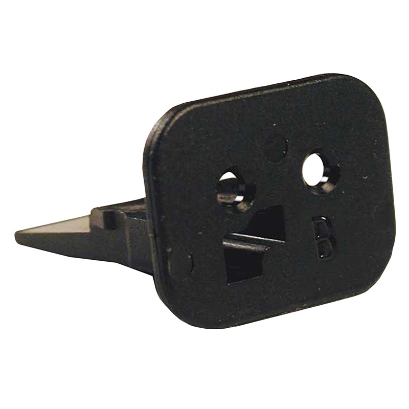 W2SB – DT Series – Wedgelock for 2 Socket Plug – B Key, Black