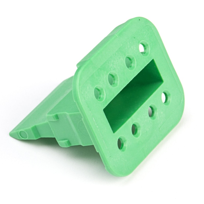 W8S-P012 – DT Series – Wedgelock for 8 Socket Plug – Enhanced, Green