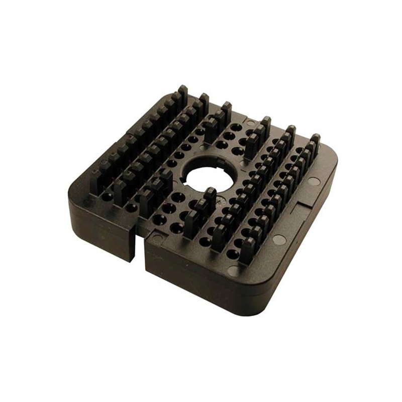WB-60PB – DRB Series – 60 Pin Receptacle Wedgelock – B Key, Black