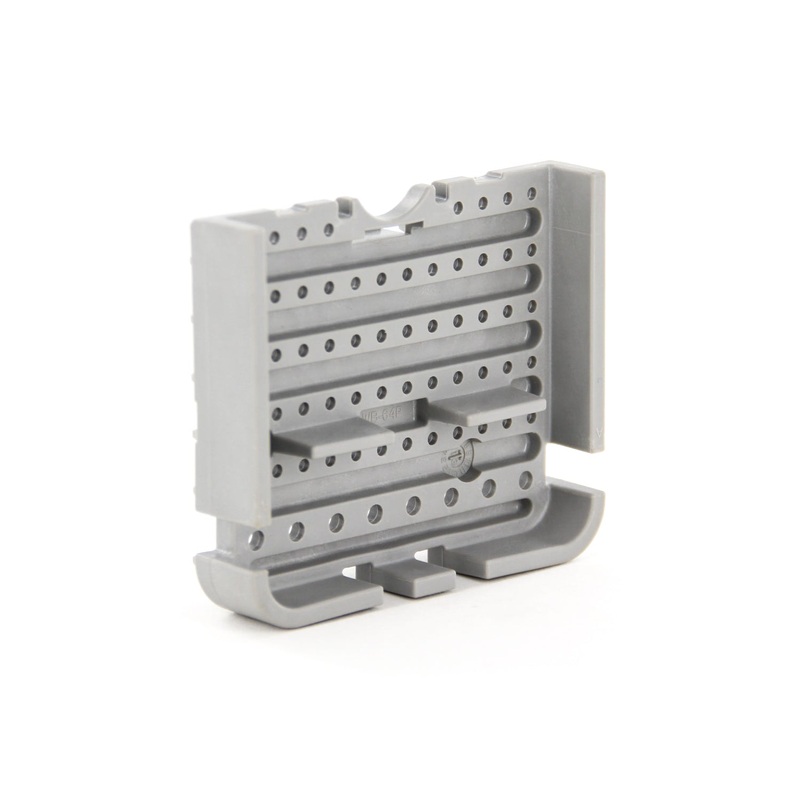 WB-64PA – DRB Series – 64 Pin Receptacle Wedgelock – A Key, Gray