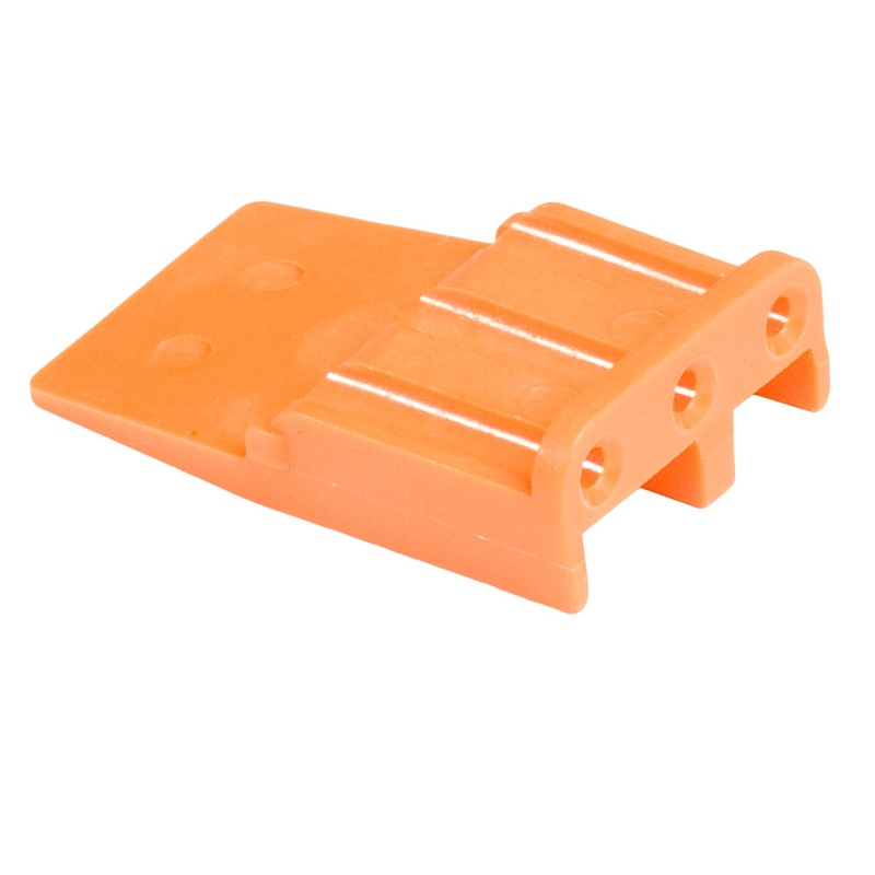 WM-3S – DTM Series – 3 Socket Plug Wedgelock – Orange