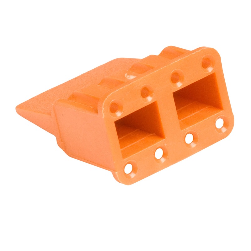 WM-8S – DTM Series – 8 Socket Plug Wedgelock – Orange