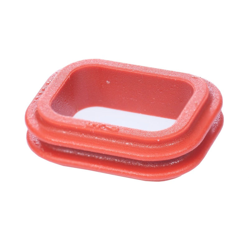 1010-009-0206 – DT Series – Front Seal for 2 Cavity Plug – Orange