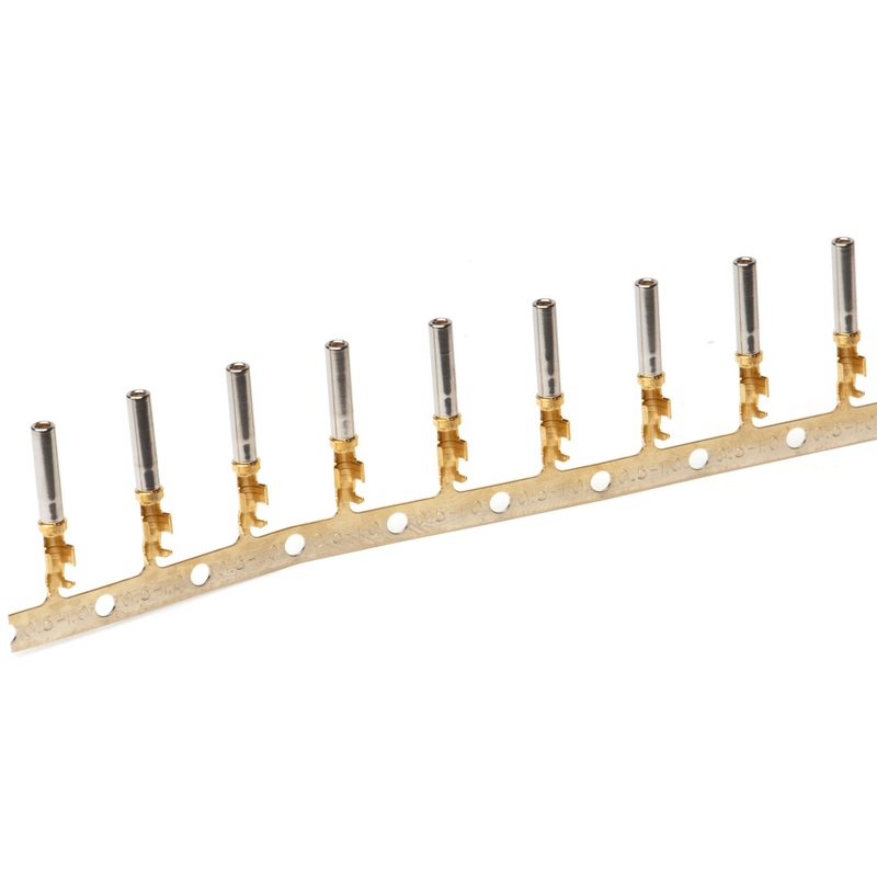 1062-16-0644 – Stamped & Formed Socket – Size 16  – 16-20 AWG, .055-.100 Insulation, 13 Amps, Gold Plated, Qty – 1 Socket