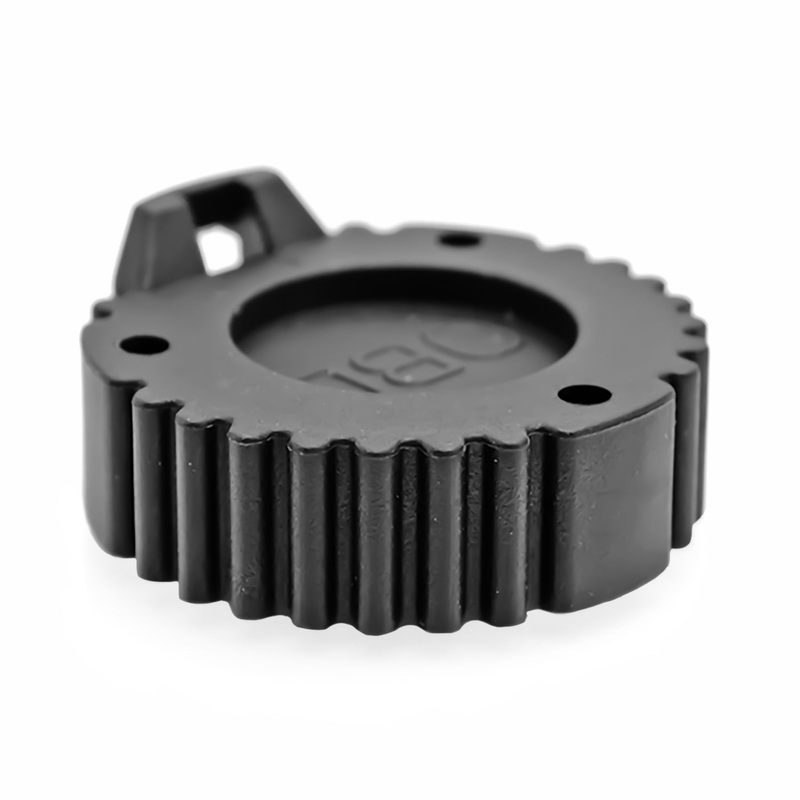 AHDC-16-9-OBDBK – AHD Series –  OBD End Cap for 9 Cavity Receptacle – Black