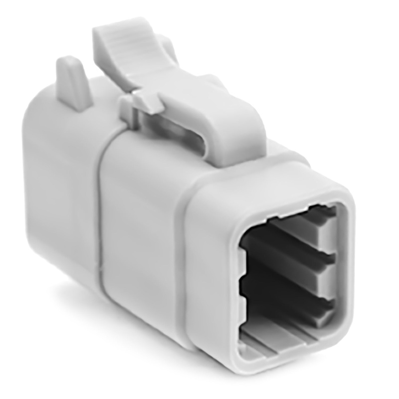 ATM06-6S – ATM Series – 6 Socket Plug – Gray