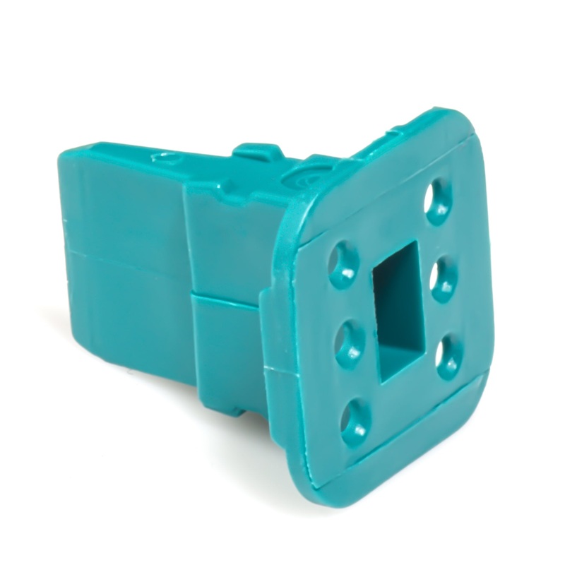 AW6S – AT Series –  Wedgelock for 6 Socket Plug – Green