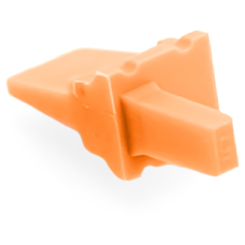 AWM-4P – ATM Series – Wedgelock for 4 Pin Receptacle – Orange