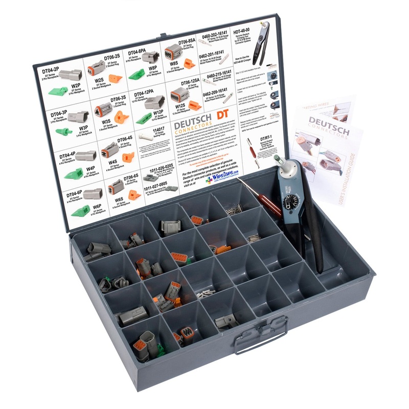 DT-GY-CK – DT, Installer Kit w/ HDT-48-00 Crimper, Gray