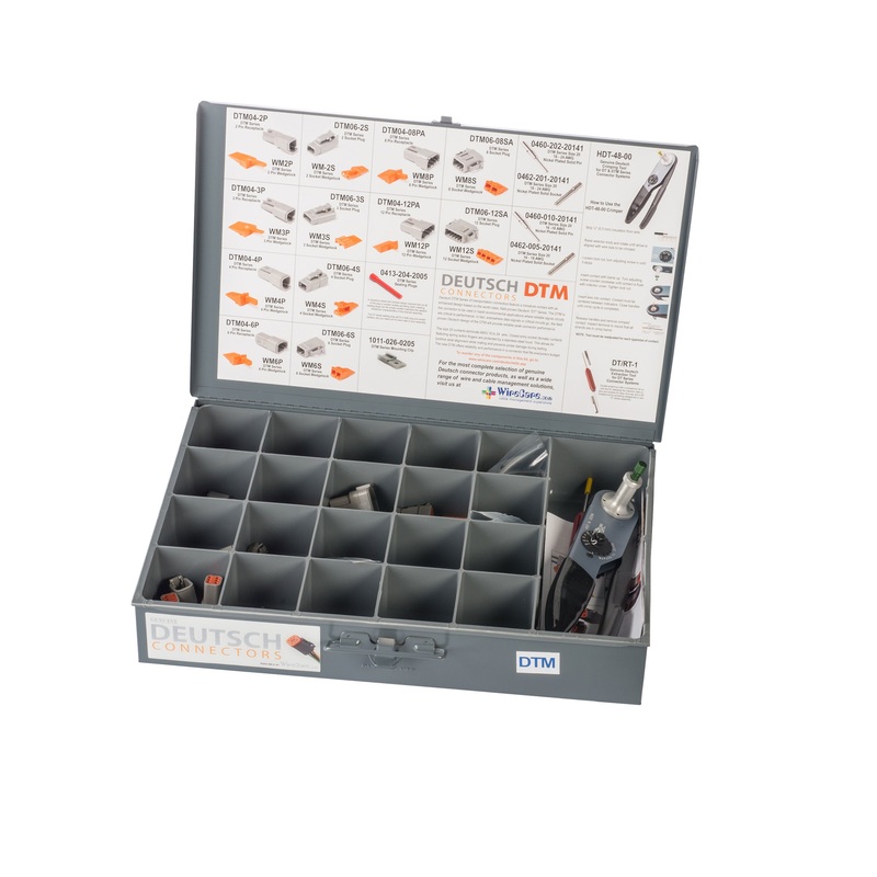 DTM-GY-CK – DTM, Installer Kit w/ HDT-48-00 Crimper, Gray
