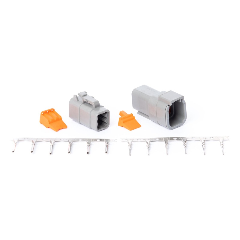 DTM06GY – DTM Series – 6 Pin Stamped and Formed Contact Connector Kit