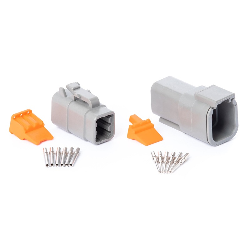 DTM06GY-K – DTM Series – 6 Pin Solid Contact Connector Kit