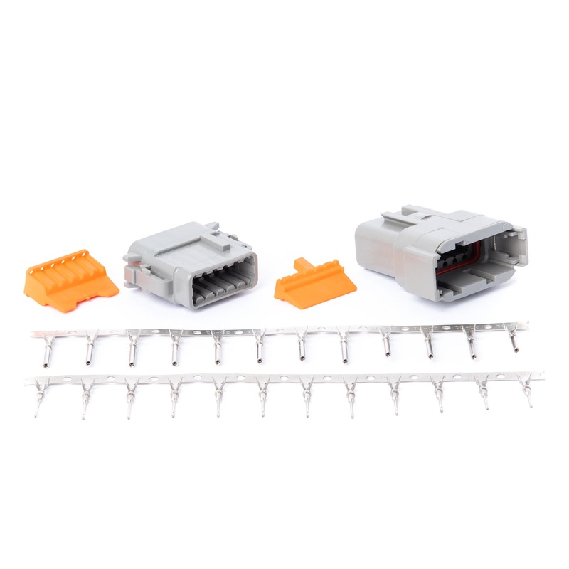 DTM12GY – DTM Series – 12 Pin Stamped and Formed Contact Connector Kit